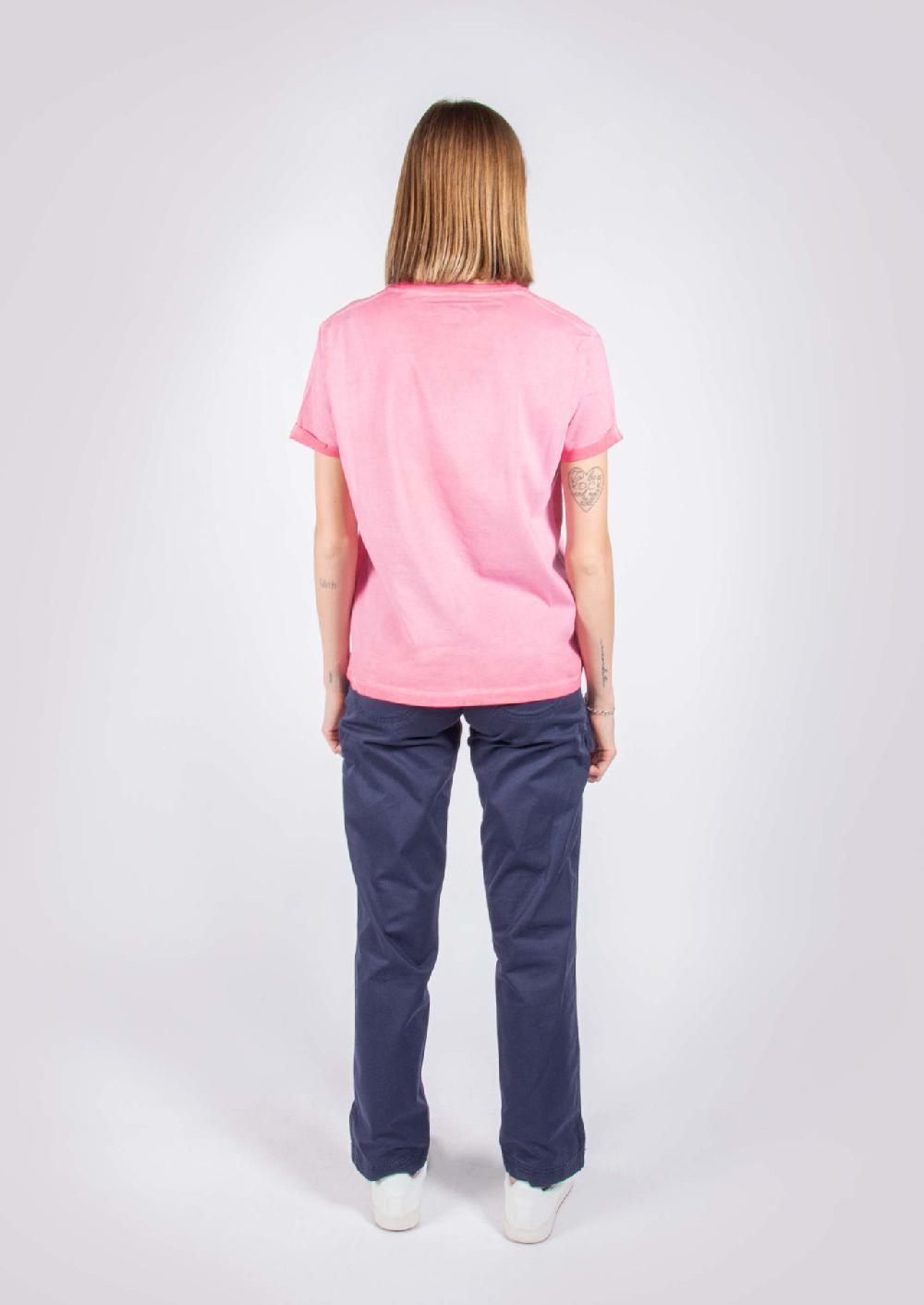 Think Pink T-Shirt donna manica corta ss1910 Spedizione Gratuita