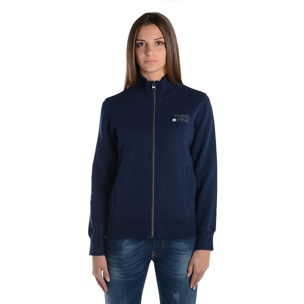 Think Pink Felpa Donna Zip fw1810 In vendita