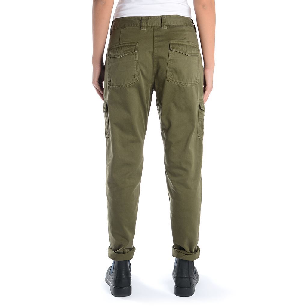 Think Pink Pantaloni Lunghi Donna con Tasconi fw1801 Sottocosto