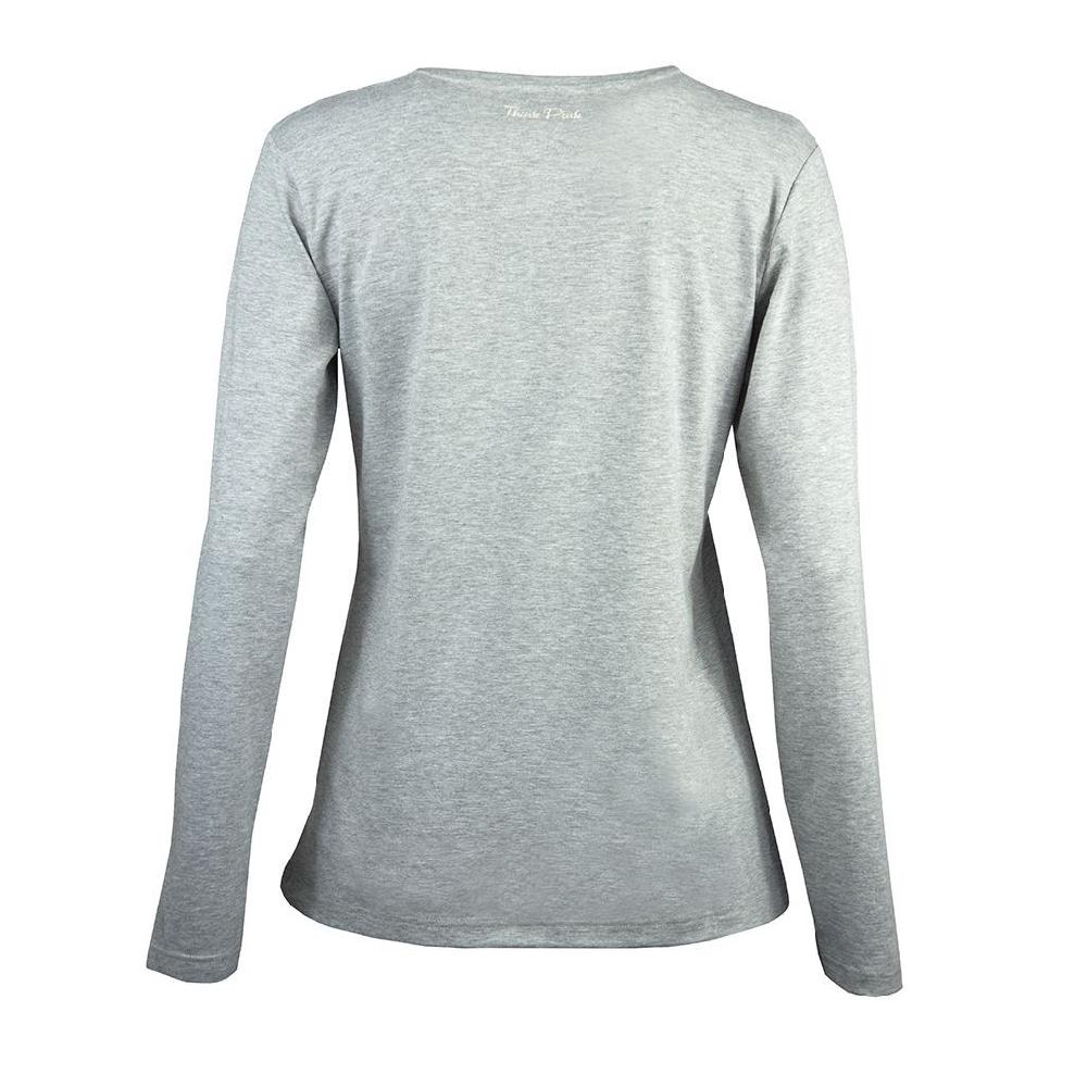 Think Pink T-shirt Donna Manica Lunga fw1701 Offerta