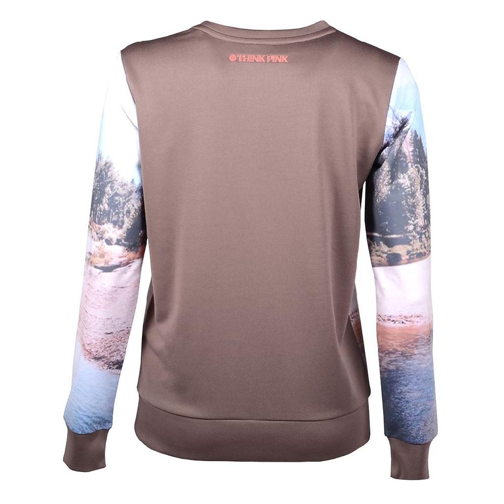Think Pink Felpa Donna Girocollo Promozione