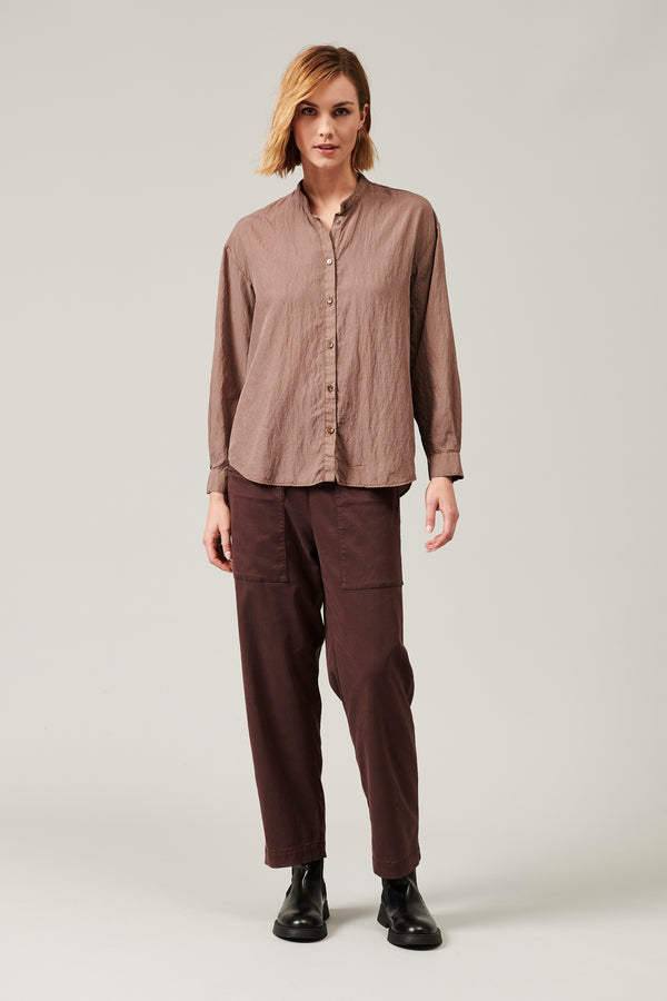 ﻿Transit Par Such Camicia collo alla coreana in misto seta | 1013.CFDTRYL211.26 – Transit Fino Al -60%