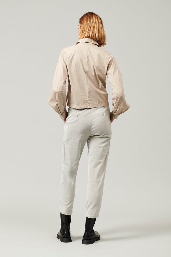 Transit Par Such Camicia in popeline di cotone stretch con manica voluminosa sagomata – Transit Prezzo Ridotto