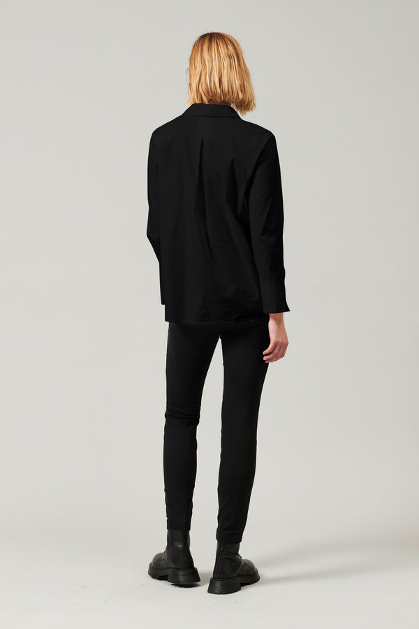 Transit Par Such Camicia lunga in popeline di cotone stretch | 1013.CFDTDY-5003.901 – Transit Convenienza