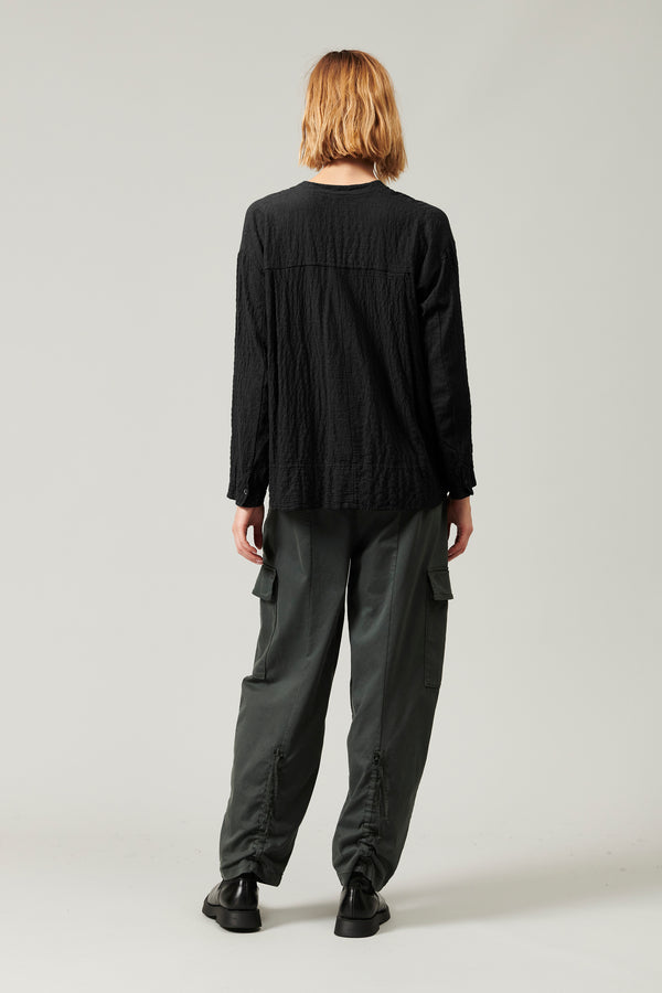 Transit Par Such Camicia stondata in goffrato di misto lana stretch | 1013.CFDTRYP250.1 – Transit Sconto