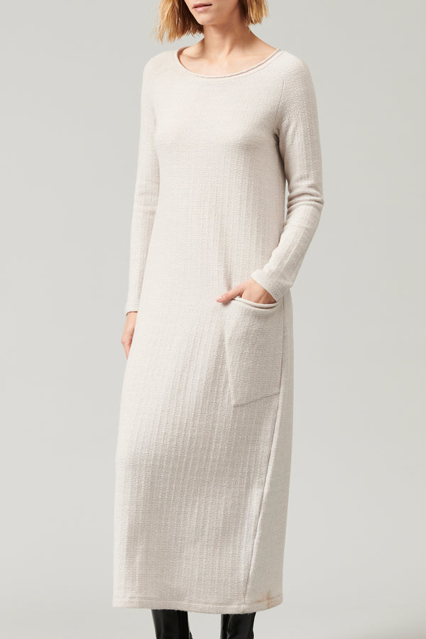 Transit Par Such Abito lungo in maglia di lana e viscosa jacquard microfantasia | 1013. – Transit Online Outlet