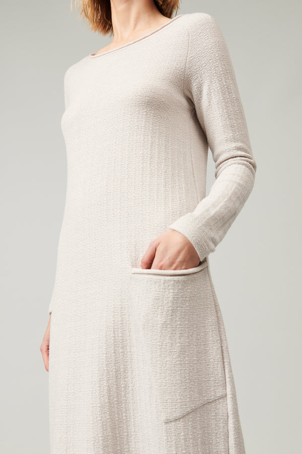 Transit Par Such Abito lungo in maglia di lana e viscosa jacquard microfantasia | 1013. – Transit Online Outlet