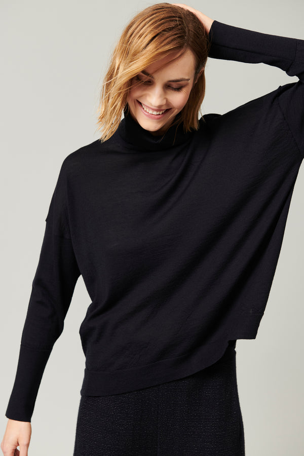 Transit Par Such Maglia dolcevita ampia in lana vergine 16 gage | 1013.CFDTRY18530.05 – Transit Nuova
