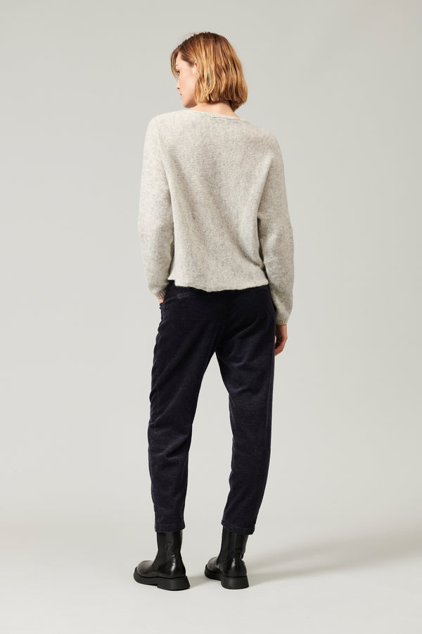 Transit Par Such Maglia oversize in alpaca misto lana. scollo a barchetta | 1013.CFDTRY – Transit Sottocosto