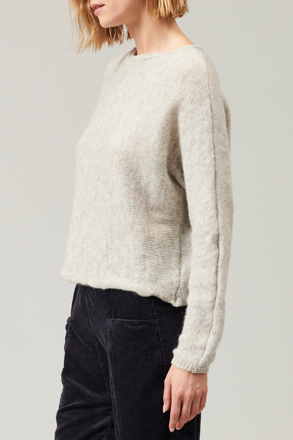 Transit Par Such Maglia oversize in alpaca misto lana. scollo a barchetta | 1013.CFDTRY – Transit Sottocosto