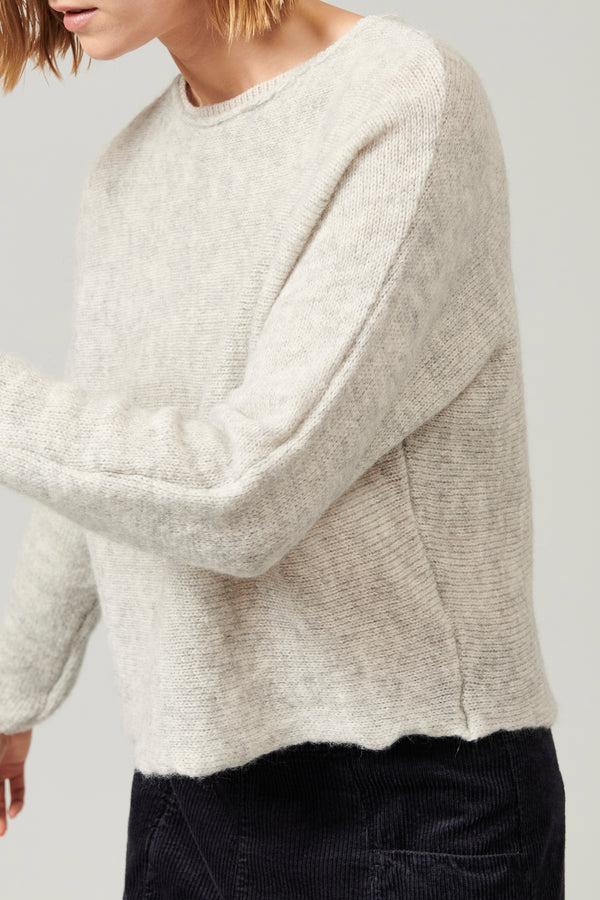 Transit Par Such Maglia oversize in alpaca misto lana. scollo a barchetta | 1013.CFDTRY – Transit Sottocosto