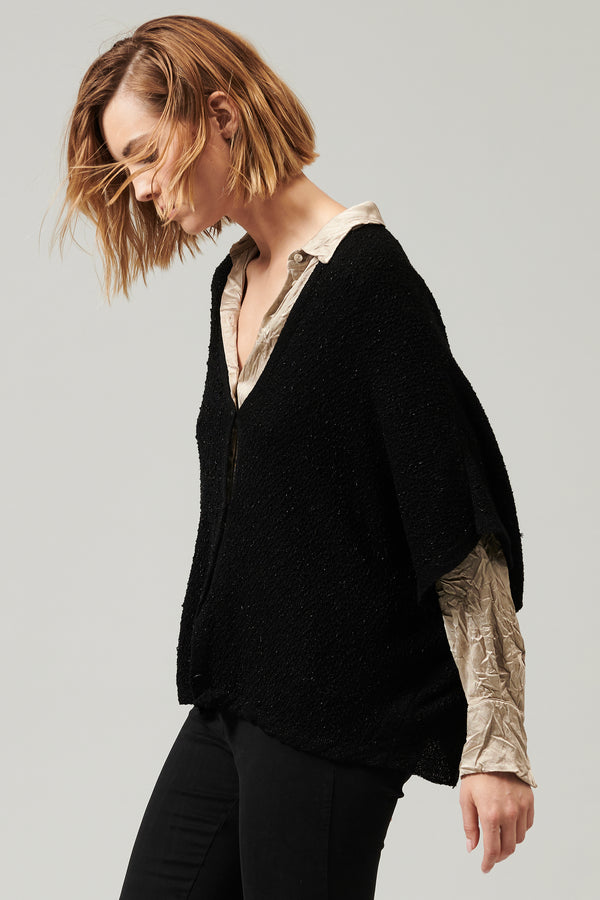 Transit Par Such Cardigan oversize con scollo a v e maniche a kimono con possibilità d – Transit Convenienza