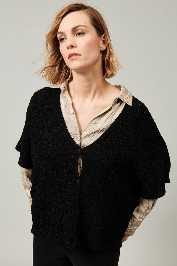 Transit Par Such Cardigan oversize con scollo a v e maniche a kimono con possibilità d – Transit Convenienza