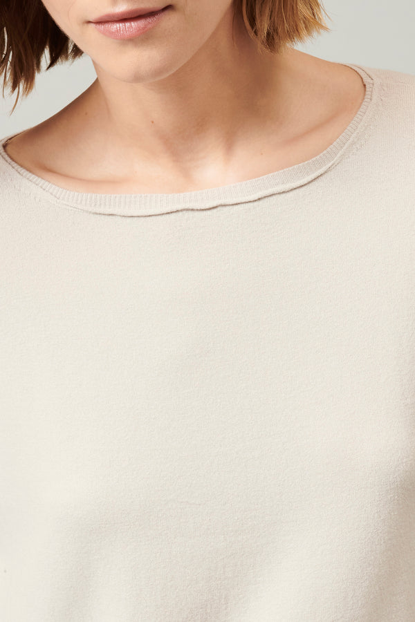 Transit Par Such Maglia oversize in viscosa e lana. linea a scatola collo a barchetta – Transit Presa