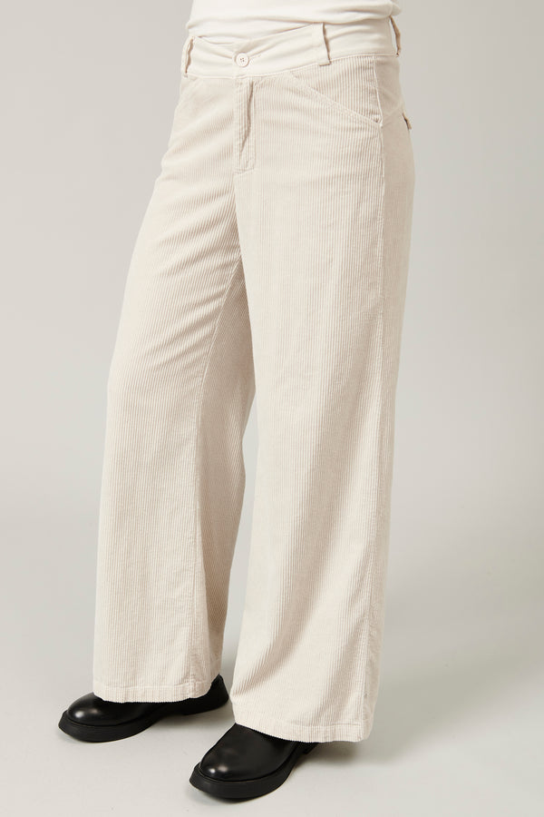 Transit Par Such Pantalone a palazzo in velluto a coste di viscosa e cotone stretch | 1 – Transit 2025