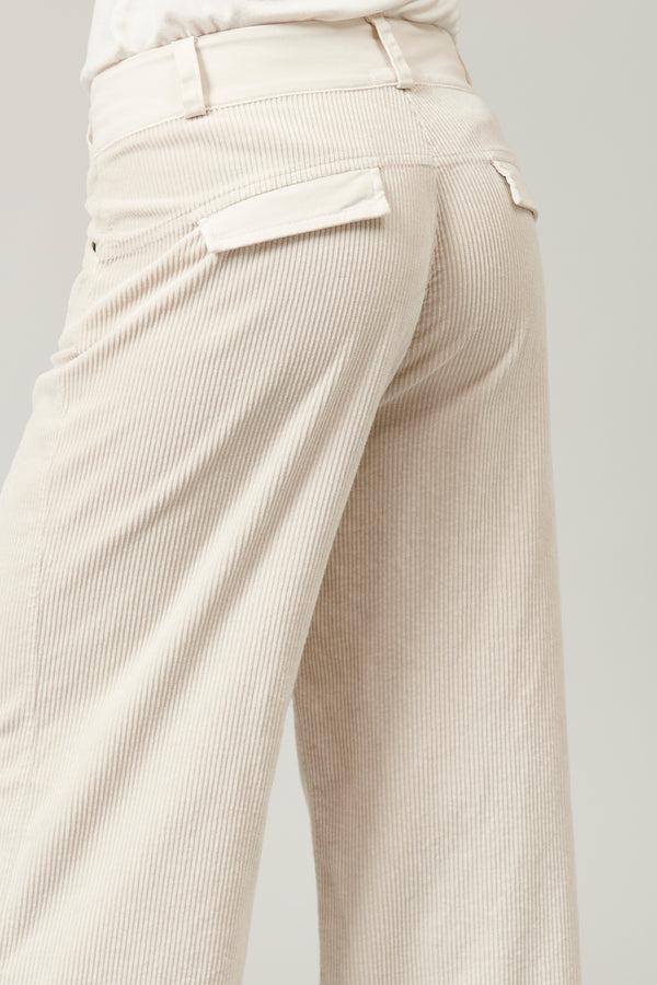 Transit Par Such Pantalone a palazzo in velluto a coste di viscosa e cotone stretch | 1 – Transit 2025