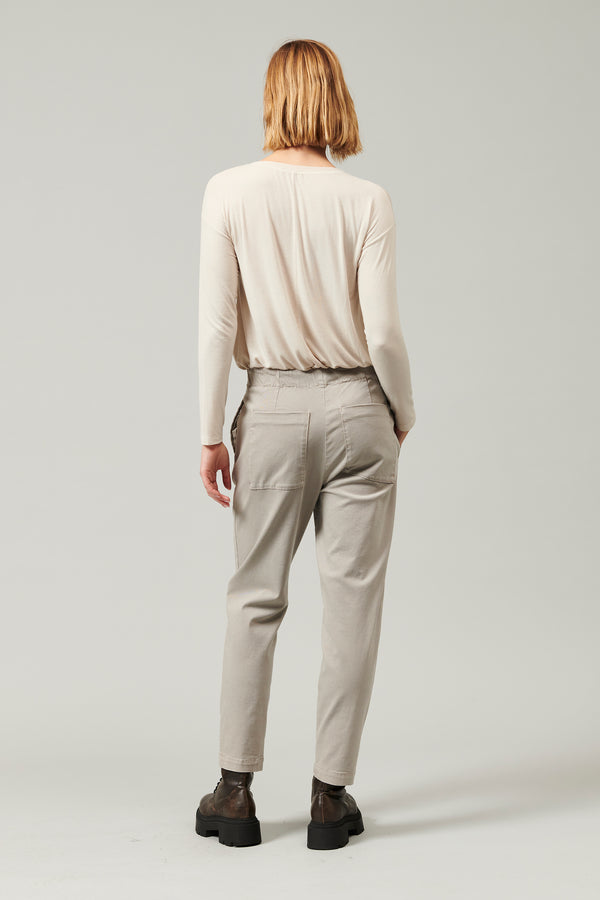 Transit Par Such Pantalone in modal-tencel elasticizzato con vestibilità morbida al bac – Transit Nuovo