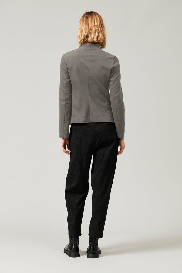 Transit Par Such Giacca con collo alla coreana in tencel modal e cotone stretch | 1013 – Transit Promozione Limitata