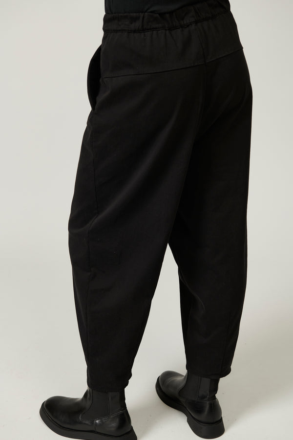 Transit Par Such Pantalone ampio linea bombé con elastico sul dietro in tencel modal e – Transit Consegna Veloce