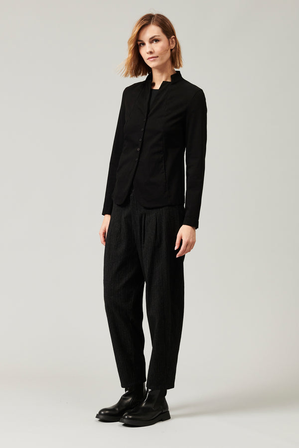 Transit Par Such Giacca con collo alla coreana in tencel modal e cotone stretch | 1013 – Transit Fino Al -60%