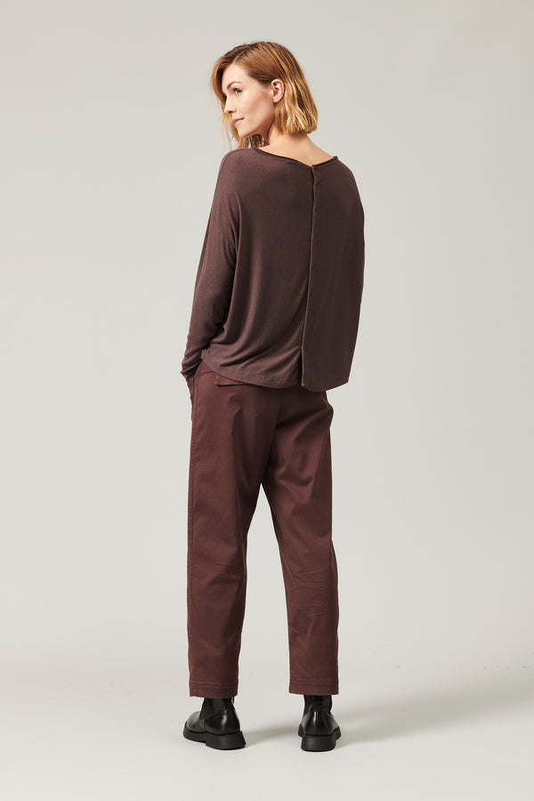 Transit Par Such T-shirt vestibilità over in costina di jersey misto modal. indossabile – Transit Shopping Online