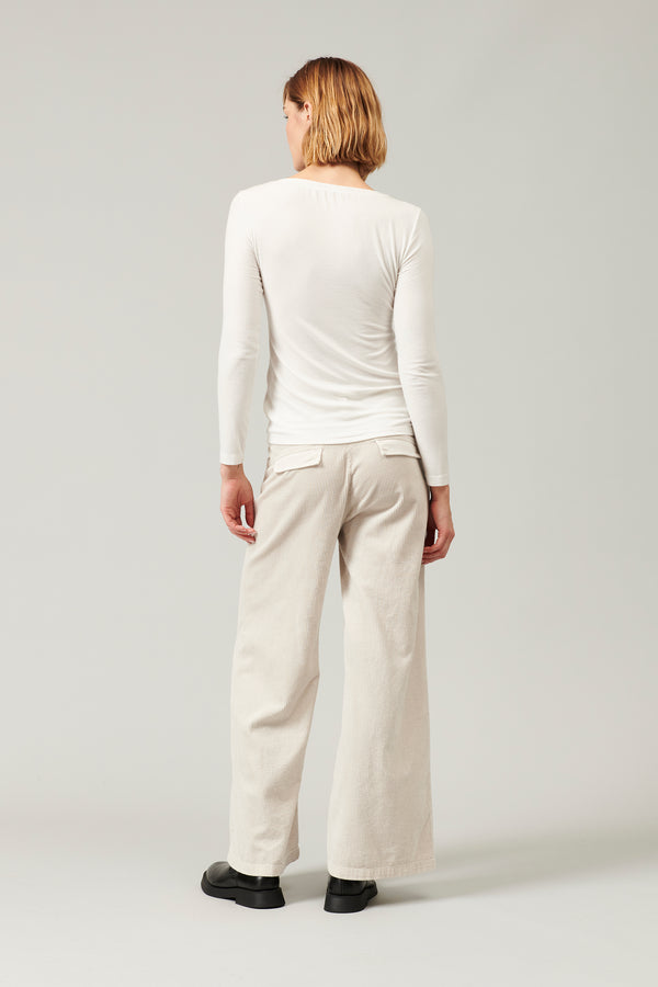 Transit Par Such T-shirt scollo a v slim fit in jersey di modal stretch | 1013.CFDTRYI1 – Transit Saldi