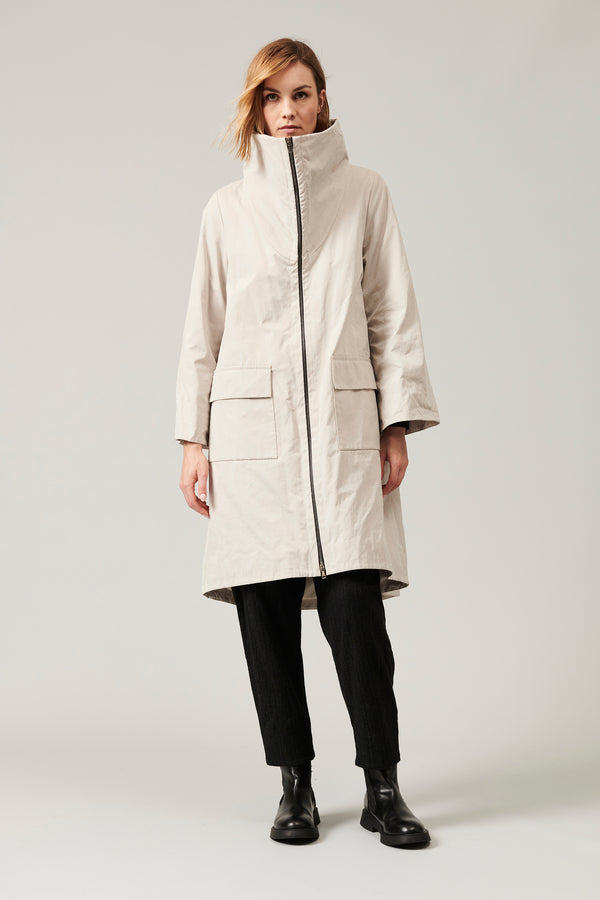 Transit Par Such Giaccone outwear zippato di cotone e nylon water repellent foderato co – Transit Hotsell