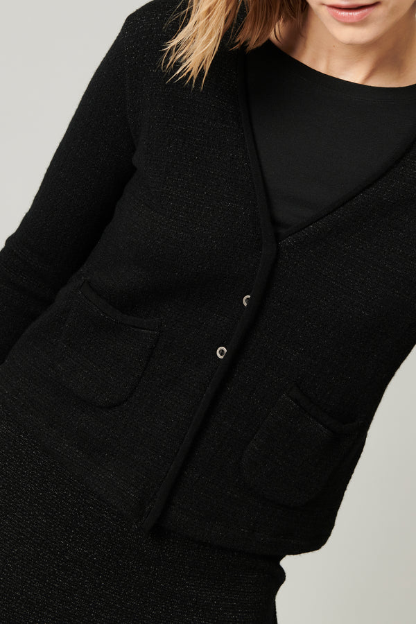 Transit Par Such Giacca in maglia di misto lana jacquard microfantasia | 1013.CFDTRY742 – Transit Soddisfazione Garantita