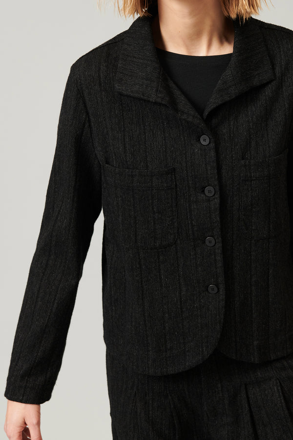 Transit Par Such Giacca rigata in cotone e viscosa stretch | 1013.CFDTRYC120.10 – Transit Negozi Online
