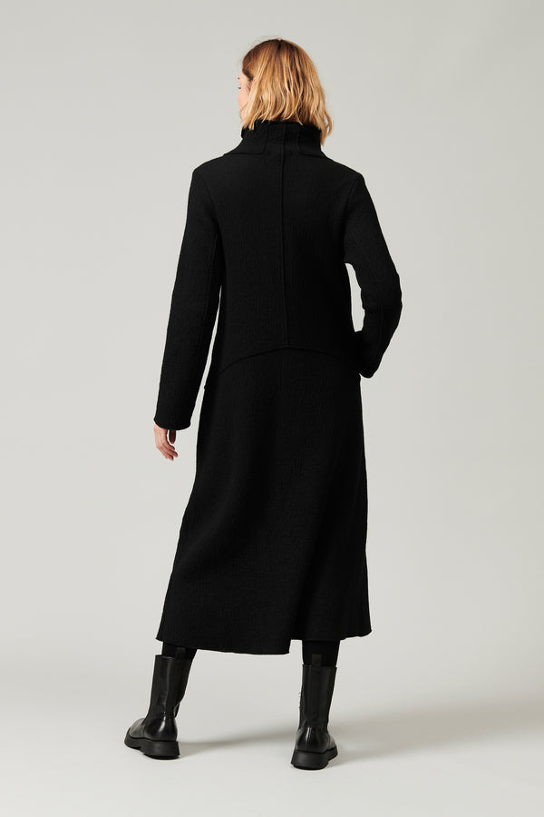 Transit Par Such Cappotto lungo slim fit in maglia di lana cotta | 1013.CFDTRYX332.10 – Transit Sottocosto