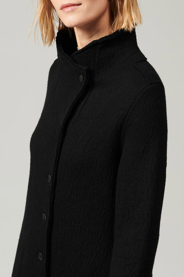 Transit Par Such Cappotto lungo slim fit in maglia di lana cotta | 1013.CFDTRYX332.10 – Transit Sottocosto