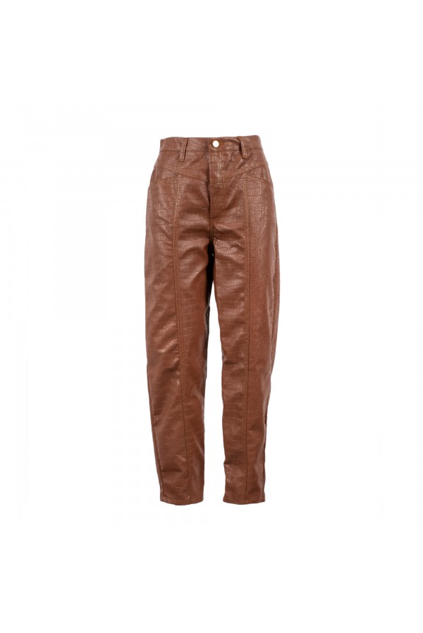 U R Ink JAVIERA 244W3Y9 PANTALONI CARAMELLO Sottocosto