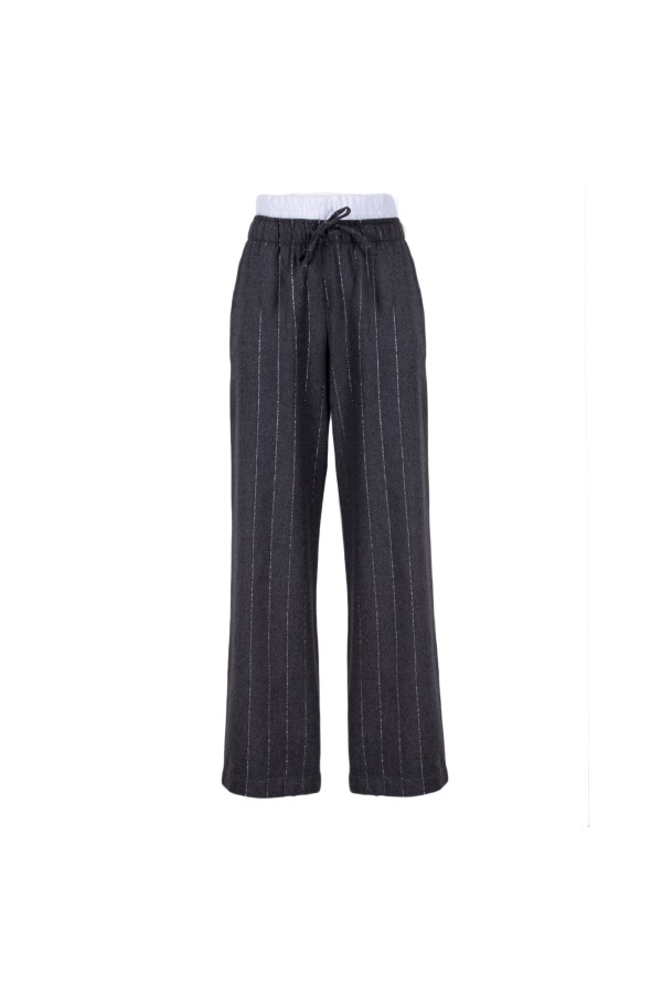U R Ink MOA 244W42X PANTALONI GRIGIO Saldi