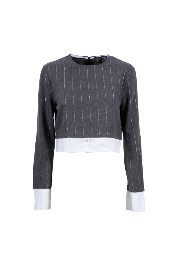 U R Ink MOA 234W42X CAMICIE e BLUSE GRIGIO Offerte