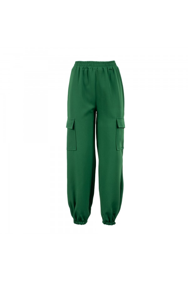 U R Ink NEIVA 244W3F2 PANTALONI VERDE Pezzi Unici