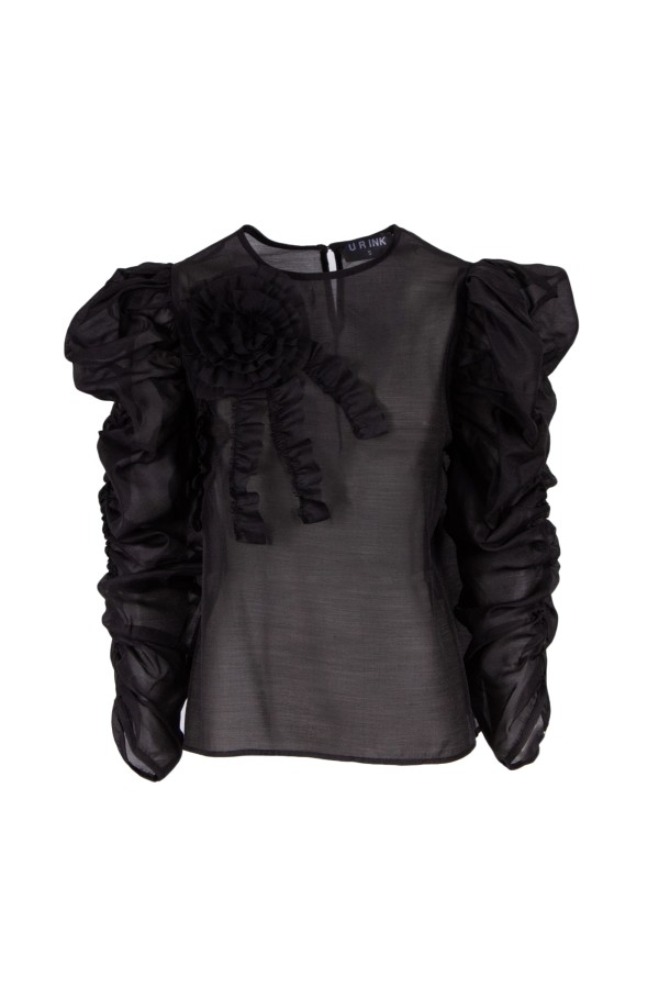 U R Ink LA SAVINA 234W4D6 CAMICIE e BLUSE NERO Outlet
