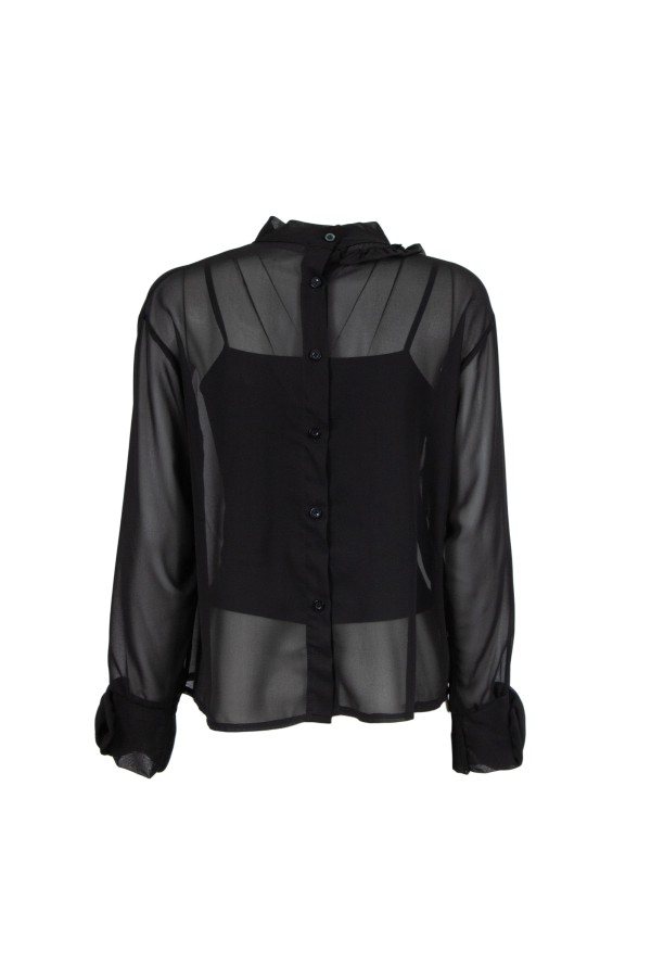 U R Ink LAS HERAS 234W4D6 CAMICIE e BLUSE NERO In Linea