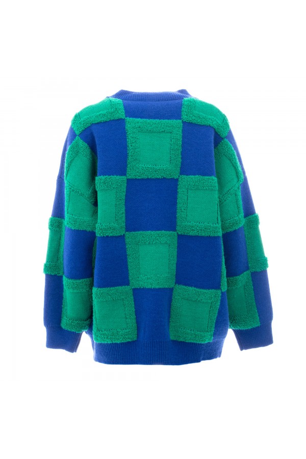 U R Ink PAMPLONA134W2Z7 MAGLIERIA VERDE/BLU Acquista Ora