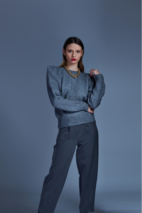 U R Ink OSANE244W24A PANTALONI GRIGIO Shopping Online