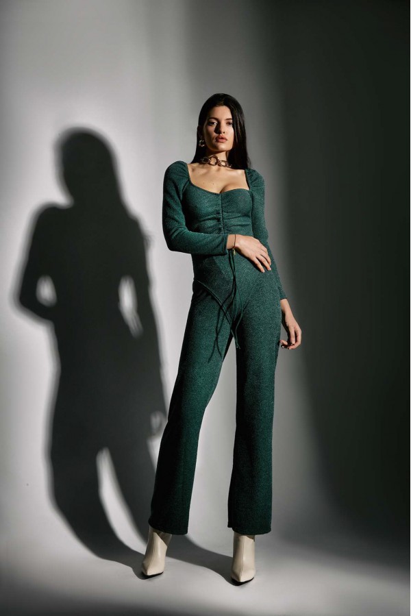 U R Ink RAFFAELLA154W1A8 TOP e BODY GREEN Novità