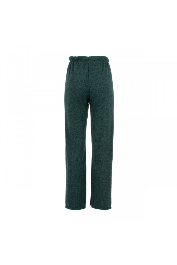 U R Ink RAFFAELLA054W1A8 PANTALONI GREEN Sconto
