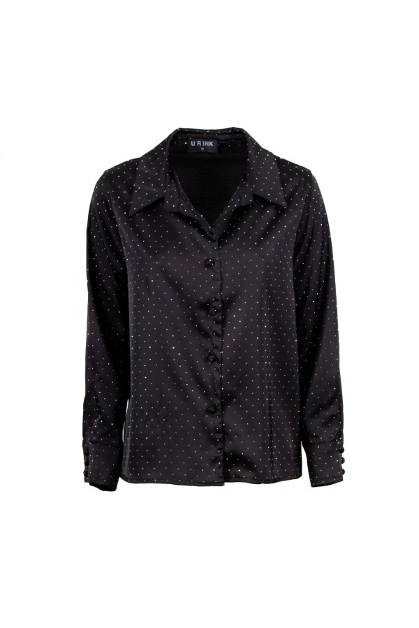 U R Ink NERJA 254W4D6 CAMICIE e BLUSE NERO In Saldo
