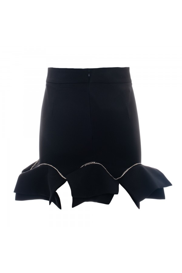 U R Ink PIENZA 014W3D6 GONNE NERO In Linea