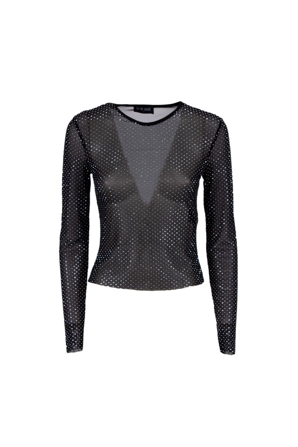 U R Ink JACÓ 134D6D6 CAMICIE e BLUSE NERO Offerte speciali