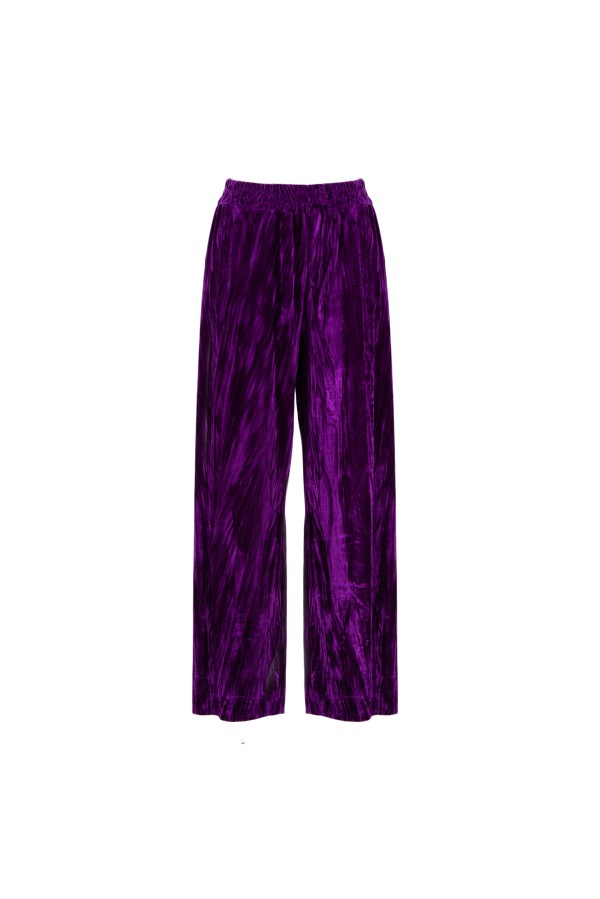U R Ink PIGUÉ 244W4F8 PANTALONI VIOLA In Saldo