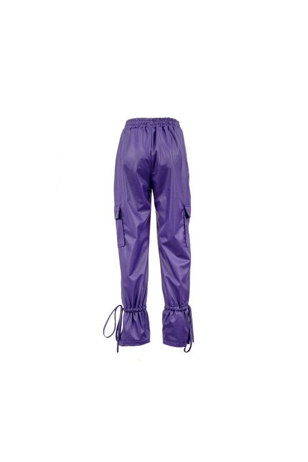 U R Ink NORMAN 244W4F8 PANTALONI VIOLA Nuova