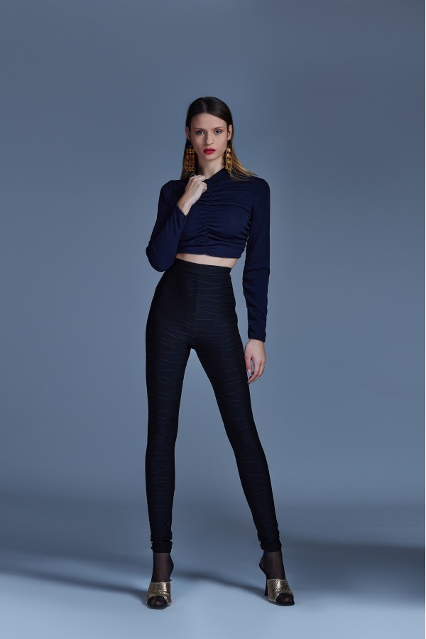U R Ink MARTOS514W2D6 PANTALONI NERO Promozione