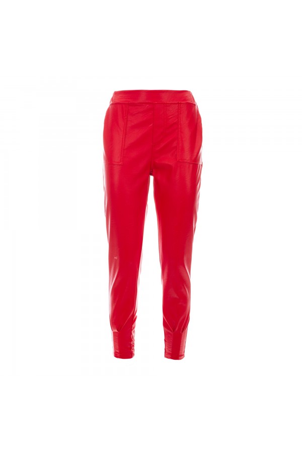 U R Ink ROMA244W2Z4 PANTALONI ROSSO Fino Al -60%