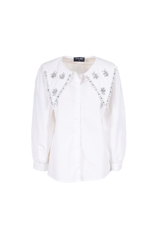 U R Ink ALMERÍA 254W4D7 CAMICIE e BLUSE BIANCO In Saldo