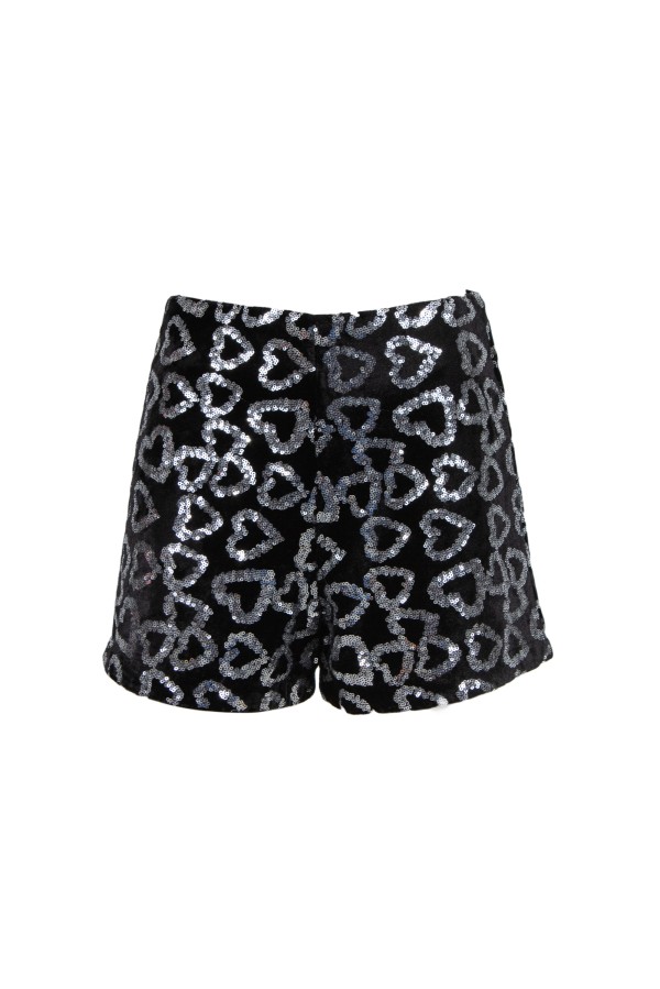 U R Ink BETLEM 094W432 SHORTS NERO-ARGENTO Promozione